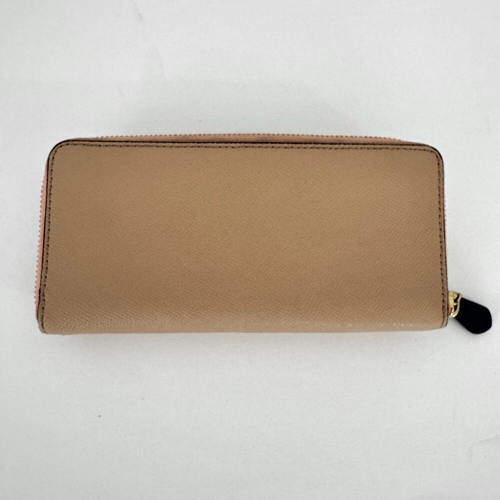 Coach Multifunction Zip Wallet Crossgrain Leather in Sunrise Multi F29940 - Picture 6 of 15